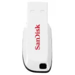 Sandisk Cruzer Blade USB Flash Drive 16GB White, USB2.0 SDCZ50C_016G_B35W
