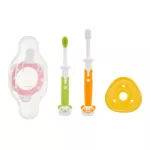 Gum massage brush and toothbrush