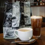 Boncafe roasted coffee bon coffee, Espresso Cats, 250 grams, Boncafe Espresso Catering Bean 250 g.