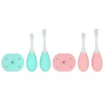 Marcus & Marcus 3-Stage Palm Grasp Toothbrush Brush Set