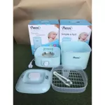 BSD-03 ** Pureen Electric Steam Sterilizer & Dryer เพียวรีนเครื่องนึ่งขวดนมไฟฟ้า พร้อมอบแห้ง ประกัน1ปี