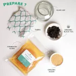 สโคบี้หัวเชื้อ สำหรับหมักชา ชาหมัก คอมบูชา พร้อมน้ำตั้งต้น ออร์แกนิคแท้ 100%