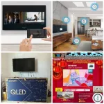 Samsung55 inch QLED model Q60TAKXXT Digital ULTRAL4K Smart+Wifi+LAN+USB+HDMI100Hz Free True HDS10 Satellite Internet