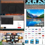 TCL43 inch J7000A Android Smart TV Ultral Digital AI Google4k bought and have no replacement in all cases. New products+guaranteed by manufacturers.