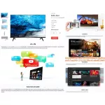 TCL32 inch 43S66A Digital FullHD Smart Android Bulthah HDR Wifi+LAN+USB+HDMI+AV+DVD Pal+NTSC PM2.5 Free Air purifier