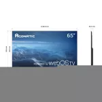 ACONATIC Smart TV Smart TV 65 inches, model 65us200an Webos TV + remote control by sound (3 years zero warranty)