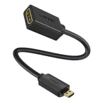 HDMI CABLE สายเอชดีเอ็มไอ UGREEN 20134 MICRO HDMI MALE TO HDMI FEMALE CABLE 10CM