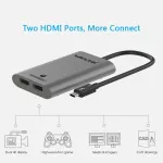 Wavlink Thunderview IV - UTA02H Thunderbolt™ 3 to Dual HDMI Display Adapter