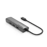 Wavlink UH3408 อะแดปเตอร์ 4K HDMI พอร์ตพร้อมช่องต่อสาย GB LAN