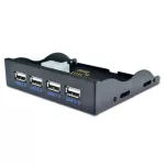H1111z 4 Port Usb 2.0 Hub Usb 2.0 Adapter Pc Front Panel Expansion Brt With 10 Pin Cable For Des 3.5 Inch Fdd Floy Bay