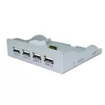H1111z 4 Port Usb 2.0 Hub Usb 2.0 Adapter Pc Front Panel Expansion Brt With 10 Pin Cable For Des 3.5 Inch Fdd Floy Bay