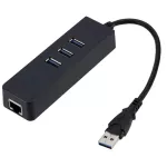 Hot 3 Ports Usb 3.0 Gigabit Ethernet Lan Rj45 Networ Adapter Hub To 1000mbps Pl Rj45 Networ Adapter Hub