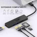 Qge Usb C Hub For Macbo Pro Type C Hub To Hdmi Usb 3.0 Tf Sd Multi Usb 3.1 Hub Adapter For Ipad Pro Splitter Usb C Doc