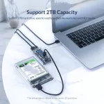 Des Transparent Usb 3.0 Hub 4 7 Ports 5ps Hi Speed With Power Charger For Mobile Phone Windo Mac Li Lap Pc