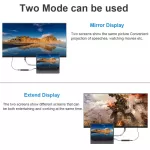 Qge Usb C Hub For Macbo Pro Type C Hub To Hdmi Usb 3.0 Tf Sd Multi Usb 3.1 Hub Adapter For Ipad Pro Splitter Usb C Doc