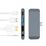 Iuyu USB C Hub to Multi USB3.0 HDMI Adapter Doc for RF GO2 Pro x Pro7 Bo 3/2 Lap3 USB-C Splitter Port