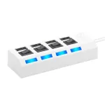 Fffas 40cm B Usb 2.0 Divider Independent Switch 4 Ports Interf Hub R Usb Hub For Eyboard Mouse Usb Dis Fan Mp3