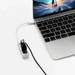Usb C Hub Ultra Slim Usb-C Adapter With 4 Usb 3.0 Ports For Macbo Pro Imac Google Chromebo Pixeo Usb Type C Hub