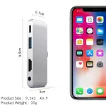 4-In-1 Multi-Function For Pad Pro Hub Type C To Hdmiusbpd Hub Adapter