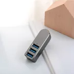 Hi Speed Anum Loy Mini 3 Port Usb 3.0 Hub Rotate Usb Splitter Adapter For Pc Lap 3 Port Usb Hub