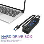 5 In 1 Usb 3.0 Hub Doc Splitter 5ps Ssd Drive Usb 3.0 Ports Sd Tf Card Reader Adapter Station For Mac Pro/ Macbo Air