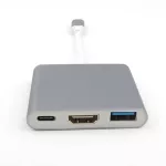 3 In 1 Usb C Hub Type C To Multi Usb 3.0 Hub Hdmi Adapter Doc For Macbo Pro Mate 30 Usb-C 3.1 Splitter Port Type C Hub