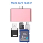 Type-C Usb Type C Hub Sim Cf Sd Tf Card Reader Adapter Converter For Macbo Air Samng Note 8 S8 Accessories Usb C