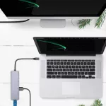 8-In-1 Usb C Hub Type C To Hdmi-Pat Rj45 Ethernet Usb 3.0 Ports Sd/tf Card Reader Usb-C Pd Power For Macbo Pro Doc