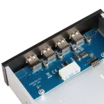 En-Labs 2 Port Usb 3.0 4/7 Port Usb 2.0 Usb 3.0 Hubs 5.25" Front Panel Pc Case Intern Cd-Rom Mounting Usb 10pin/20pin Splitter