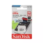 64GB Micro SD Card SANDISK ULTRA SDSQUNR-064G-GN3MN 100MB/s,By JD SuperXstore