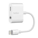Belkin Adapter Lightning to 3.5mm Audio & Charge RockStar White Belkin