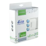 *สินค้า เคลียสต็อค* หัวชาร์จ USB CLiPtec รุ่น GZU401 iZZi4-30W USB 4 PORTS 6.0A HOME CHARGER STATION US PLUG UNIVERSAL TRAVELLING PLUG