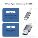 Becao 4 พอร์ต USB 3.0 Hub USB Hub ความเร็วสูงประเภท c Splitter 5Gbps สำหรับ PC อุปกรณ์เสริมคอมพิวเตอร์ Multiport HUB 4 USB 3.0 2.0 พอร์ต