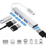 Becao Type C USB C HUB ความเร็วสูง 4 พอร์ต Multi Splitter Adapter OTG สำหรับ Lenovo HUAWEI Xiaomi MacBook Pro 15 Air Pro อุปกรณ์เสริม