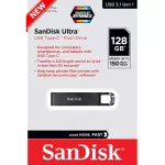 Sandisk Flash Drive ULTRA USB 3.1 Gen 1 Type-C 128GB SDCZ460-128G-G46 Flat Dive Sinnex 5 years