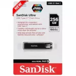 Sandisk Flash Drive ULTRA USB 3.1 Gen 1 Type-C 256GB SDCZ460-256G-G46 Flat Diet Dive Sinnex 5 years
