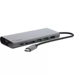 USB Type-C Multiport Adapter Belkin USB-C Multimedia Hub USB-A, USB-C, HDMI, LAN, SD Card F4u092BTSGY
