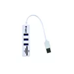 NUBWO ตัวเพิ่มช่องUSB+ตัวอ่านการ์ด HUB USB  3 Port +Card Reader 2.0 2in1 รุ่น NCR-100