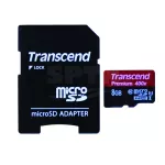 Transcend Micro SDHC UHS-I U1 Premium 400X 8GB. / 128GB.