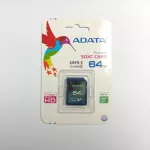 Adata Premier 64GB SDHC/SDXC U1 Class 10 Memory Card Asdx64guicl10-R