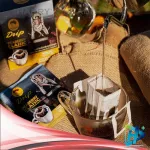 Doi Chang, genuine coffee, roasted Classic pyberry, 9 grams x 5 sachets Doi Chang Drip Coffee Peaberry Classic 1 Box Drip