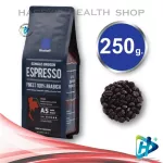 Bluekoff A5, 100% Thai Arabica coffee beans, Premium grade A, dark roasted Dark Roast, containing 250 grams.