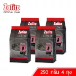 Zolito โซลิโต้ กาแฟคั่วบด โรสต์มาสเตอร์เซเลกต์ ขนาด 250 กรัม 4 ถุง