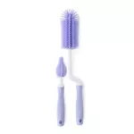 Mathos Loreley Silicone Bottle Brush Milk brush Curved handle set Genuine straight side set