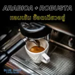 Roasted coffee beans House Blend_ Arabica Pang Khon, vs Robusta Khao through premium grade _ fresh roasted, crushed free !!