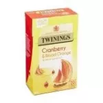 Twinings Cranberry and Blood Orange Tea ทไวนิงส์ ส้มและแคนเบอรี่ ชาอังกฤษ UK Imported 2กรัม x 20ซอง
