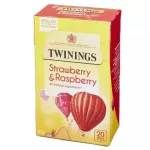 Twinings Strawberry and Raspberry Tea ทไวนิงส์ ราสเบอรี่และสตอเบอรี่ ชาอังกฤษ UK Imported 2กรัม x 20ซอง