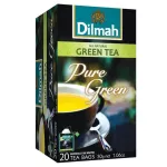 Dilmah Pure Green Tea, Dilma, Pure Green Techat Ri Lanka, 1.5 grams x 20 sachets