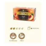Twinings Peach Tea ทไวนิงส์ พีช ชาอังกฤษ 2กรัม x 25ซอง