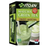 ITOEN Matcha Green Tea SWEET MATCHA Japan Imported อิโตเอ็น มัทฉะ ชาเขียวลาเต้ ชนิดซอง 12g. x 10ซอง